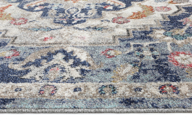 Alexander Transitional Navy Multi Rug