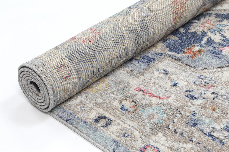 Alexander Transitional Navy Multi Rug