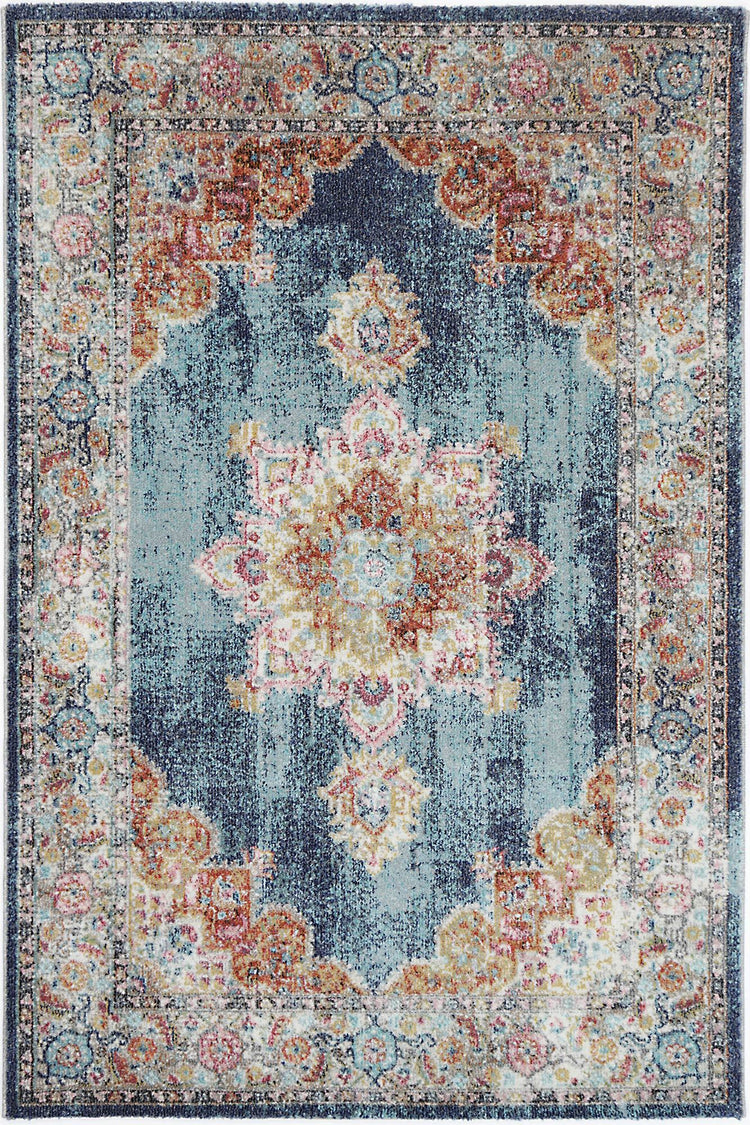 Brentwood Transitional Navy Rug