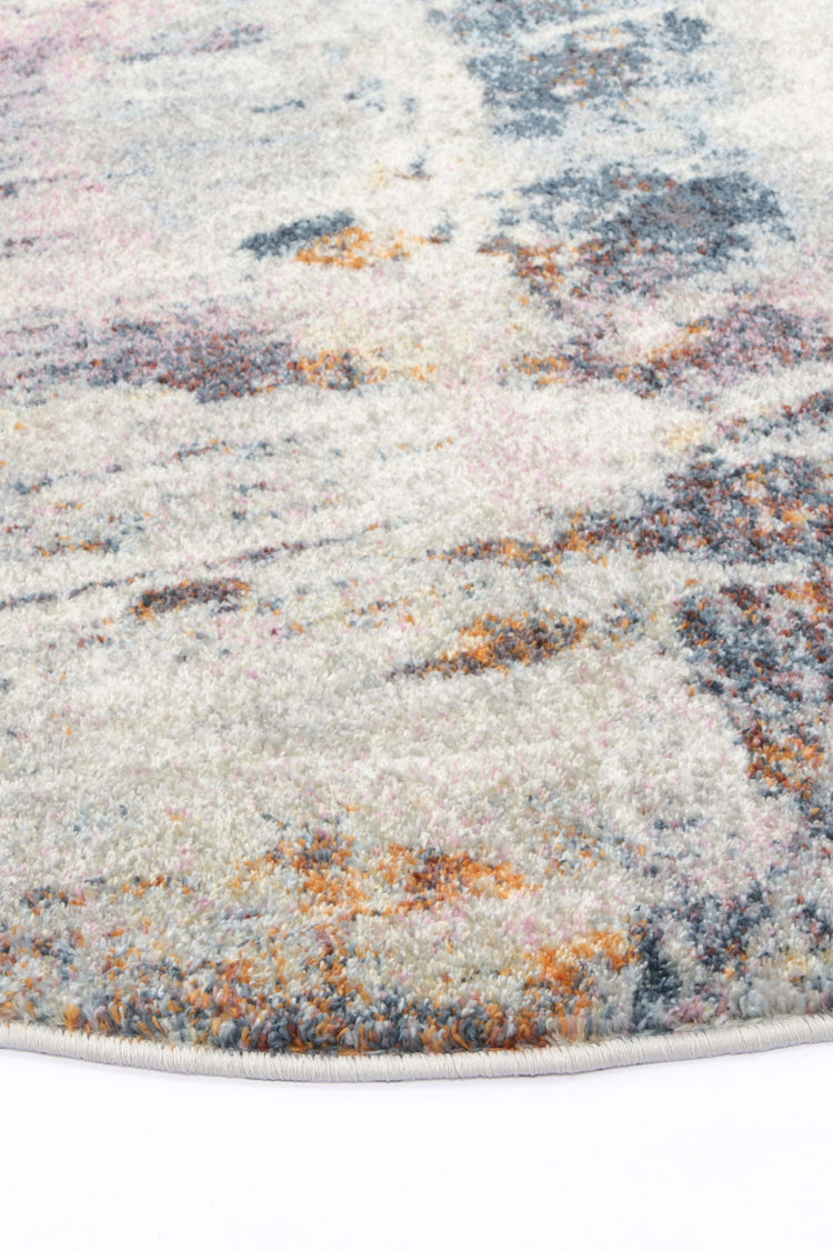 Windsor Abstract Multi Round Rug