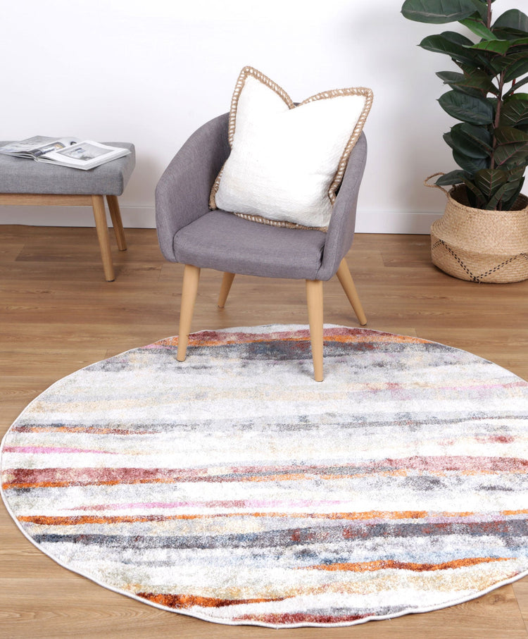 Windsor Modern Multi Round Rug