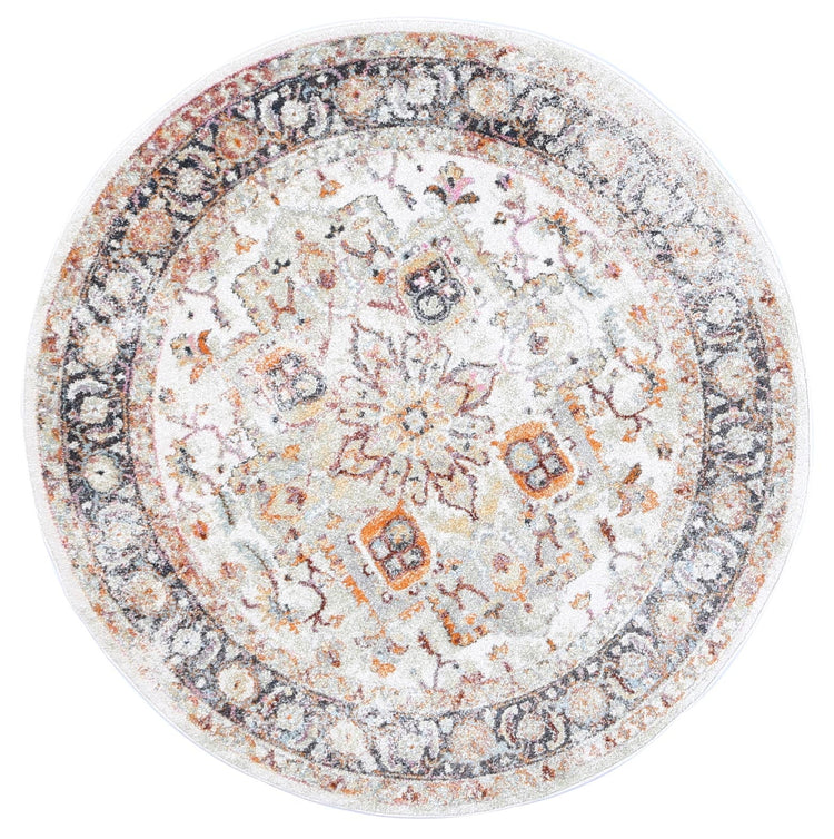 Windsor Vintage Cream Round Rug
