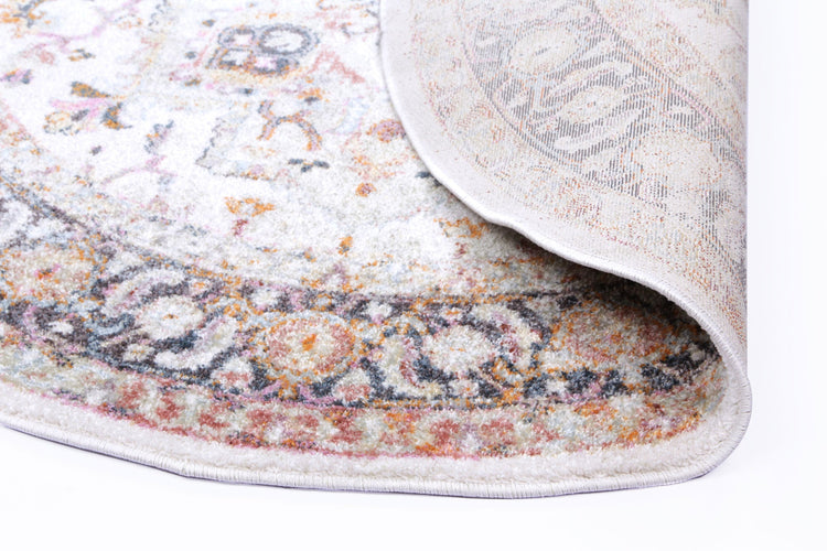 Windsor Vintage Cream Round Rug