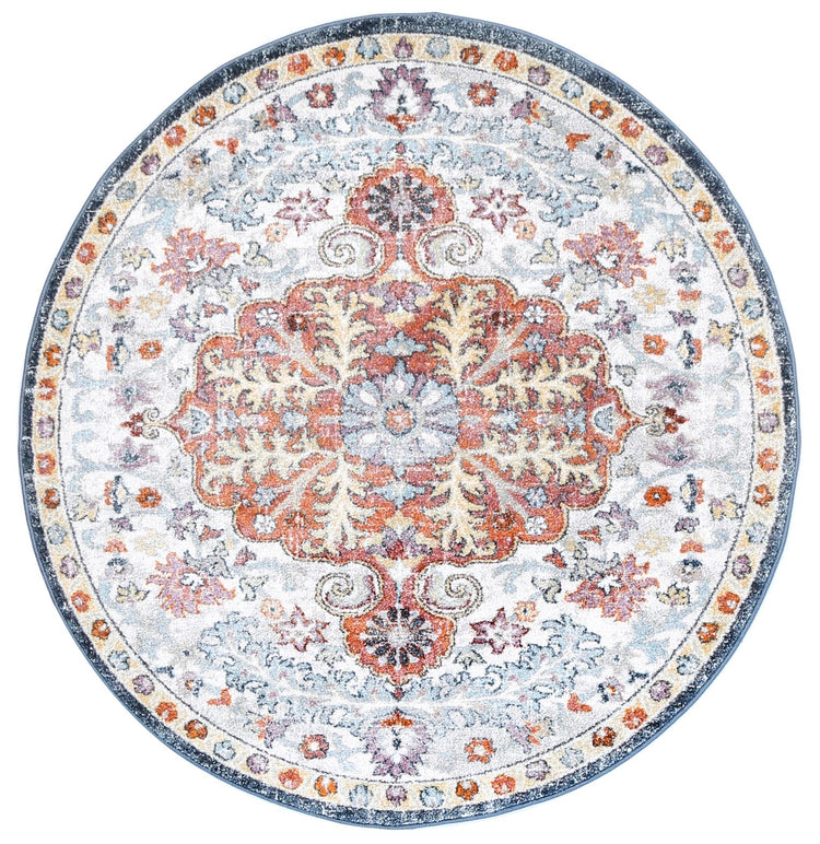 Windsor Vintage Multi Round Rug