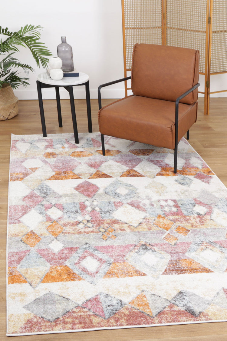 Windsor Tiled Multi Rug