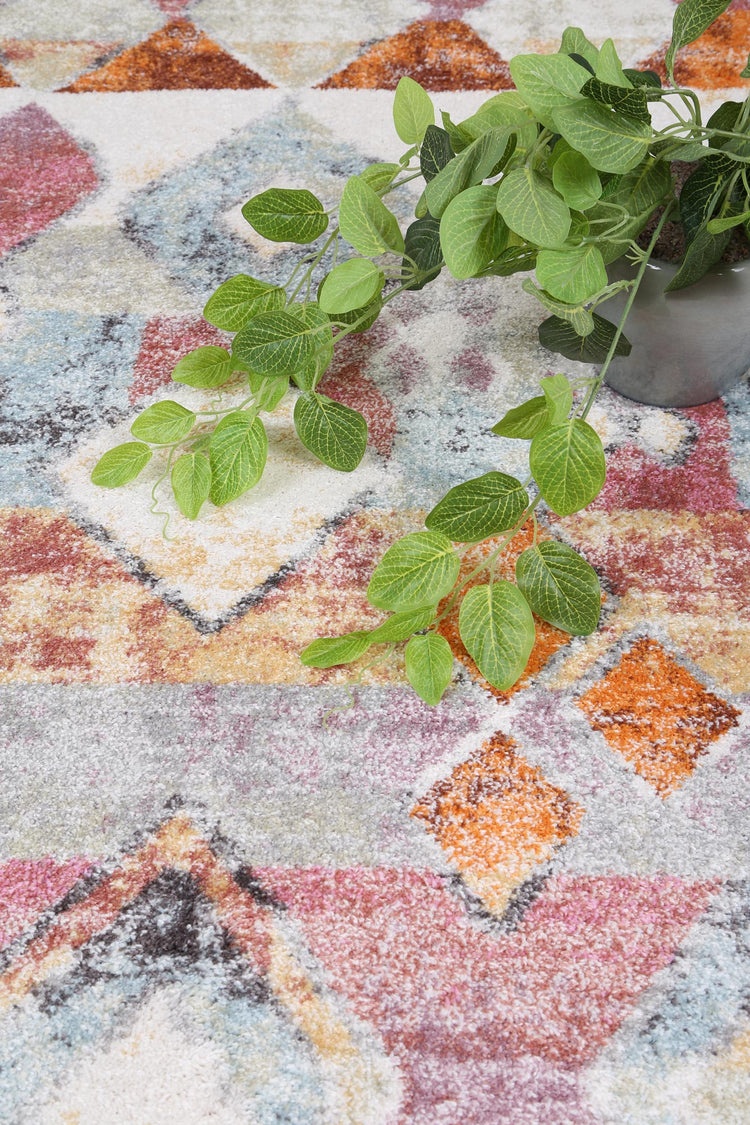 Windsor Tiled Multi Rug