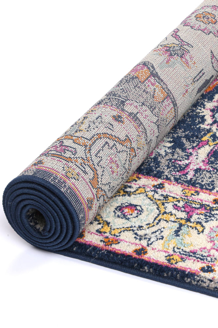 Palermo Catania Navy Rug
