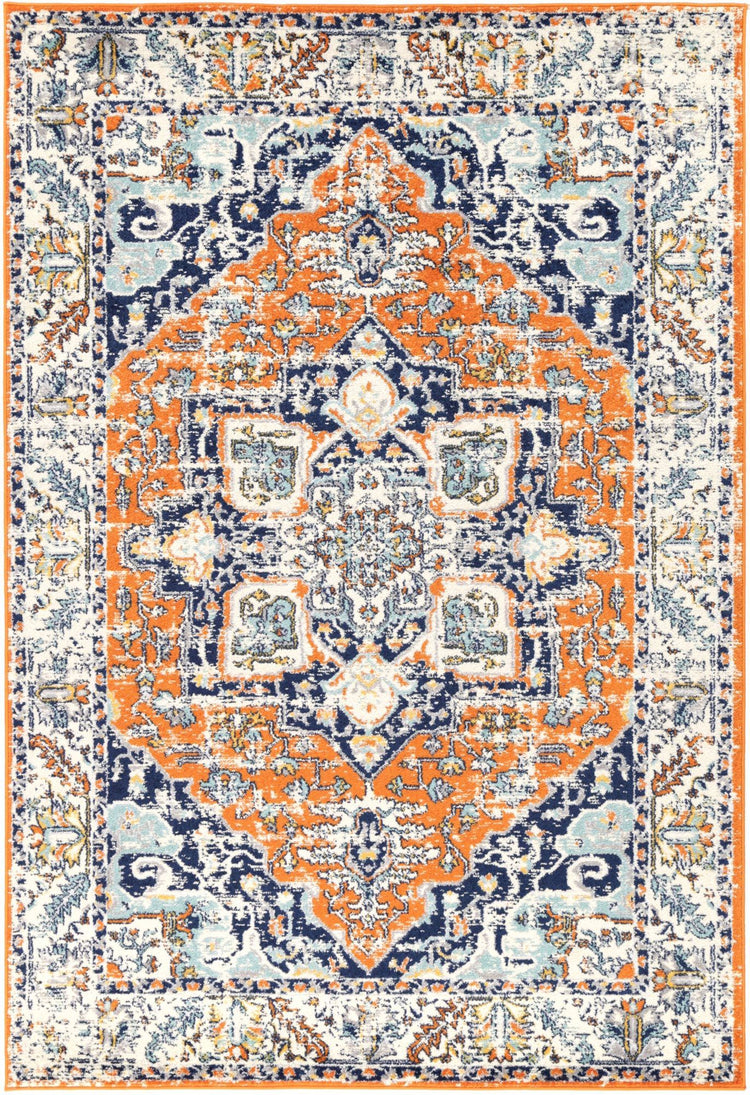 Palermo Caltanissetta Rust Rug