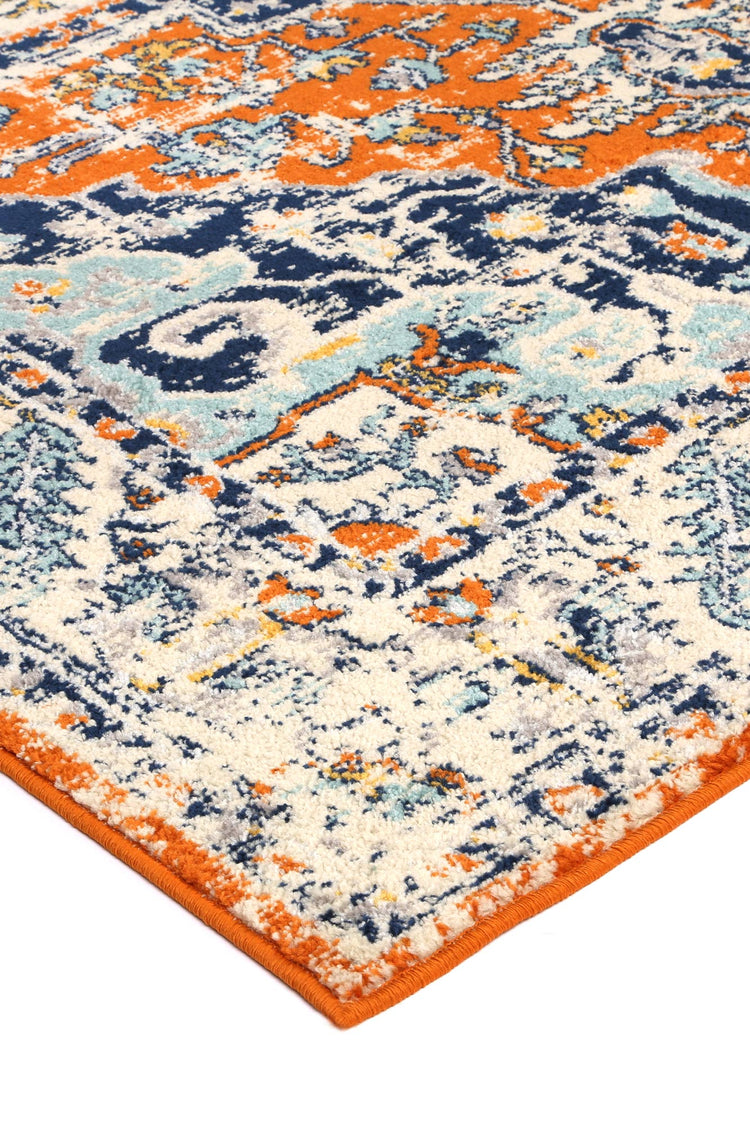 Palermo Caltanissetta Rust Rug
