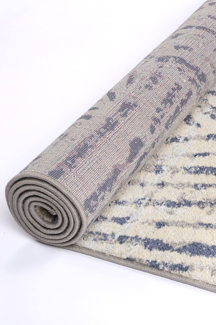 Palermo Vallo Grey Blue Rug