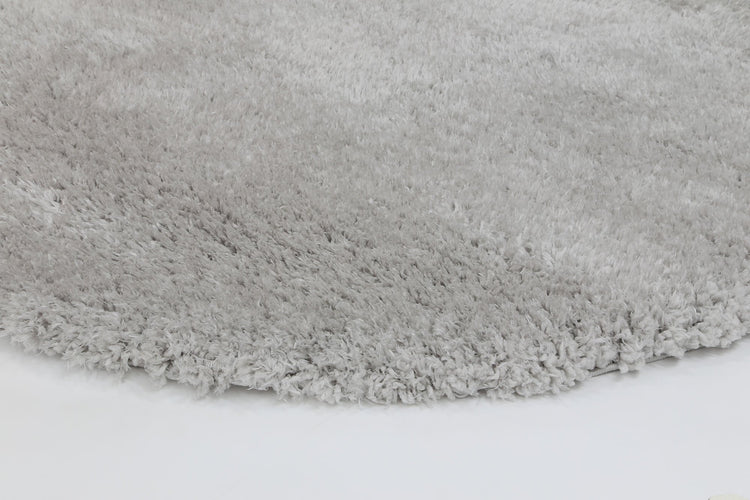 Flokati Shag Rug Silver