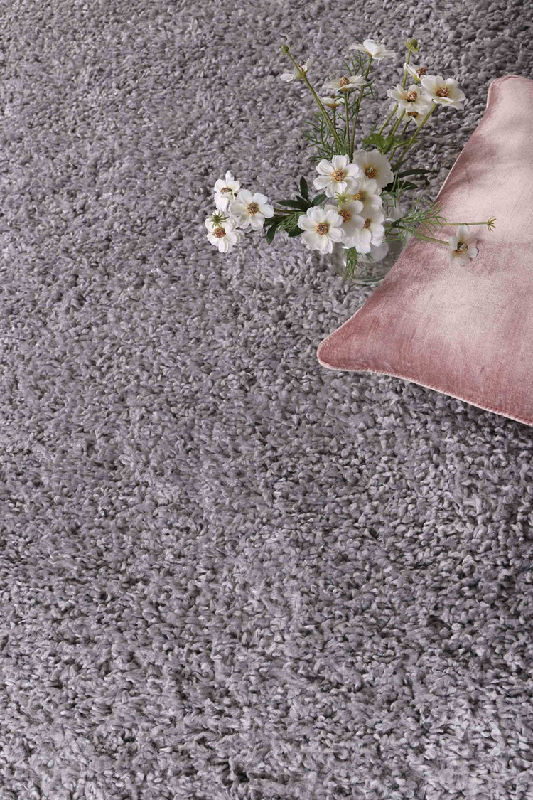 Alpine Shaggy Silver Grey Rug