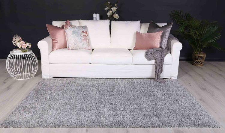 Alpine Shaggy Silver Grey Rug