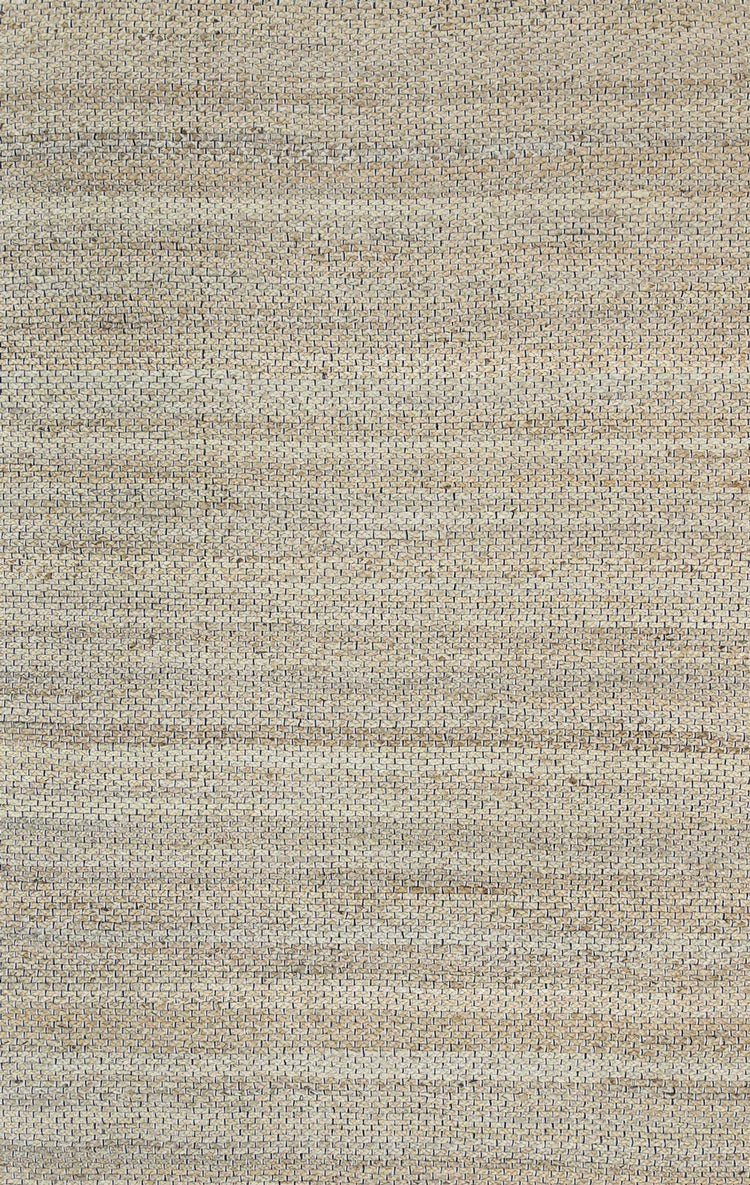 Taj Black Natural Basket Weave Jute Rug