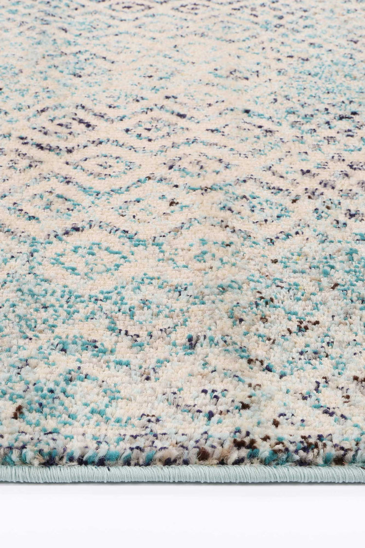 Micah Multi Blue Geometric Rug
