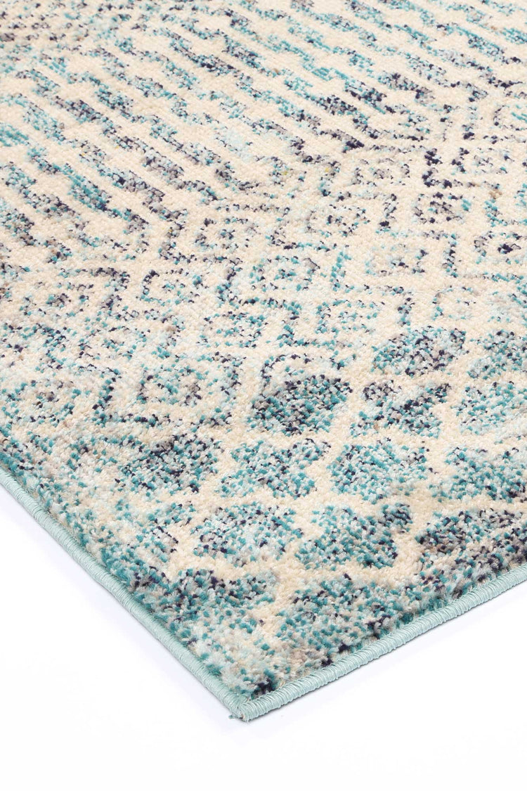 Micah Multi Blue Geometric Rug