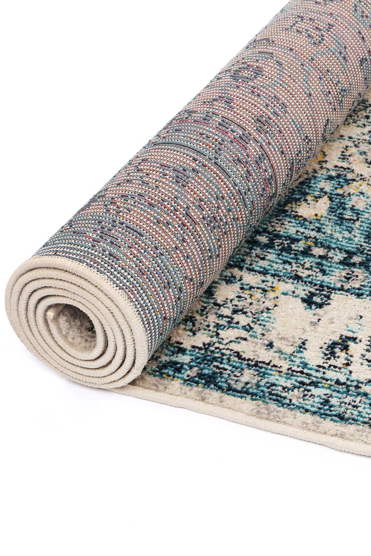 Micah Blue Traditional Rug