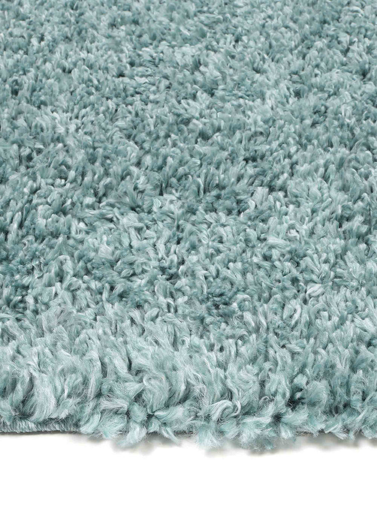 Alpine Shaggy Turquoise Blue Rug