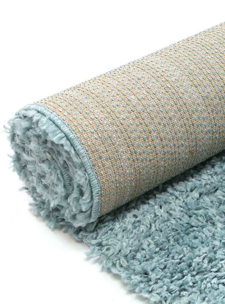 Alpine Shaggy Turquoise Blue Rug