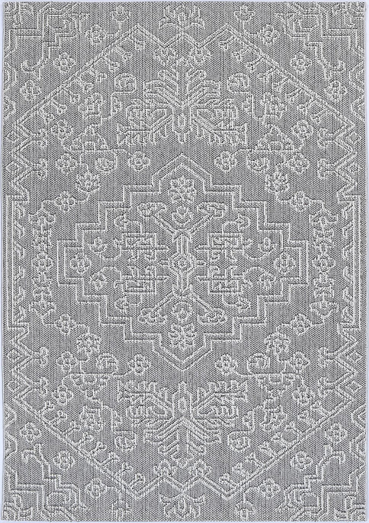 Vanuatu Bule Ash Tribal Flatweave Rug