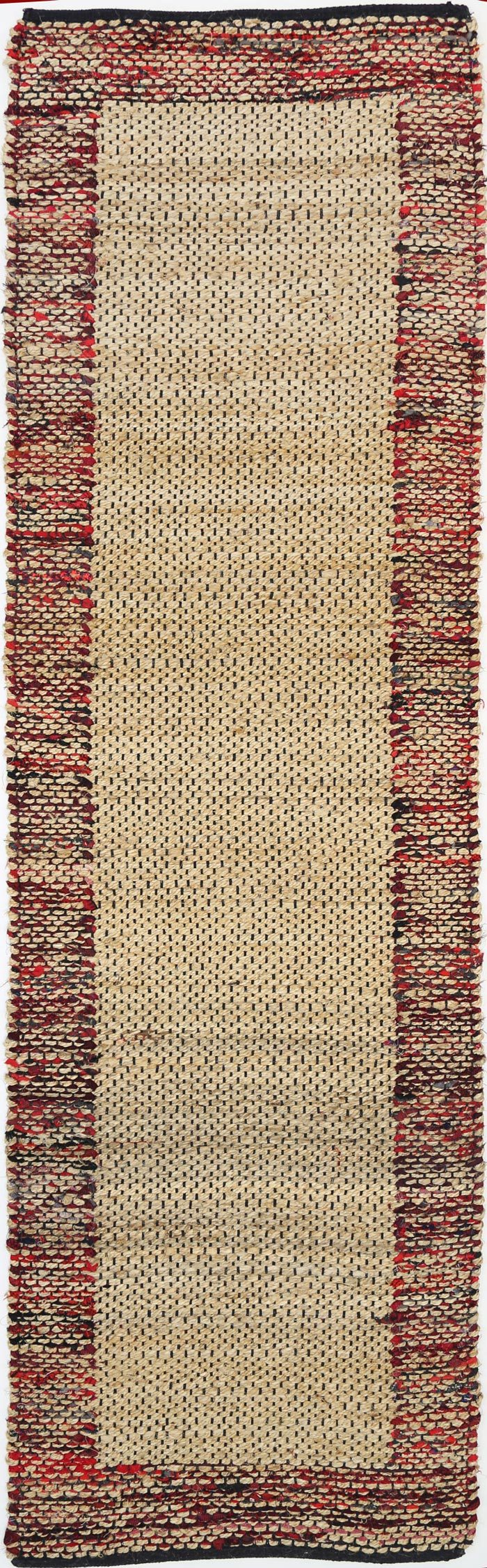 Mahal Multi Colour Boarder Jute Rug