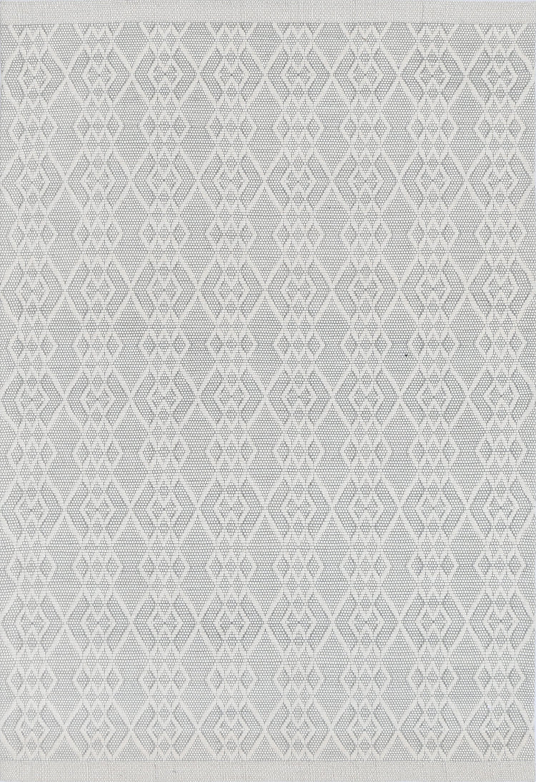 Copacabana Diamond Grey Wool Rug