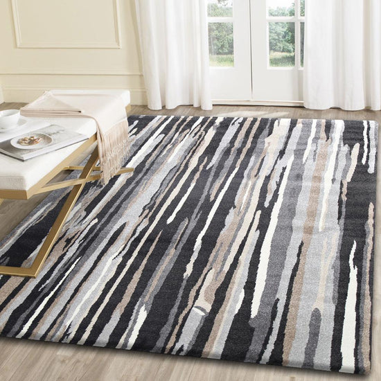 Matisse Ismerie Black & Beige Abstract Rug