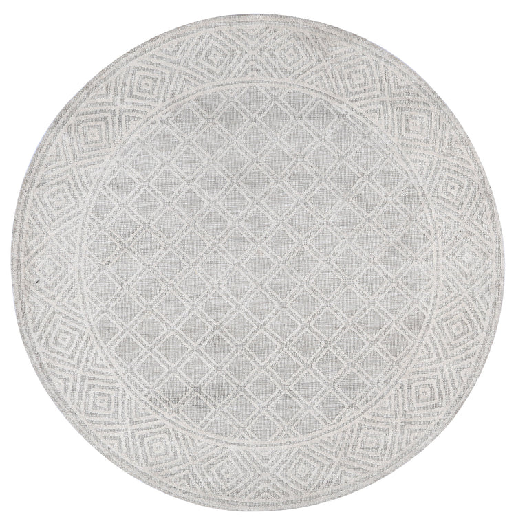 Amritsar Ajnala Cream Round Cotton Blend Rug