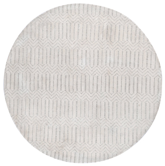 Amritsar Attari Cream Round Cotton Blend Rug