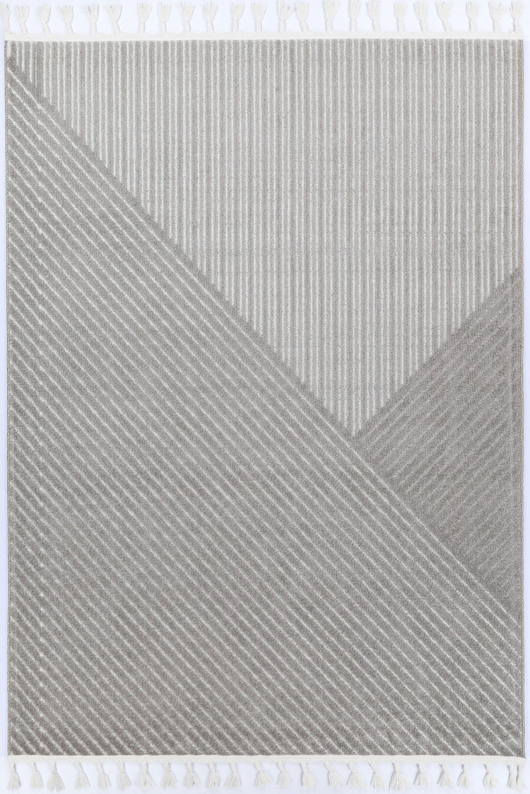 Ares Delia Overlay Ash Rug