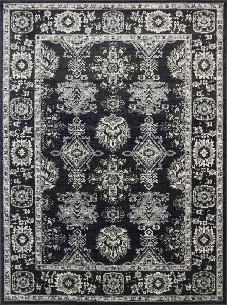 Arya Ziegler Navy Grey Rug