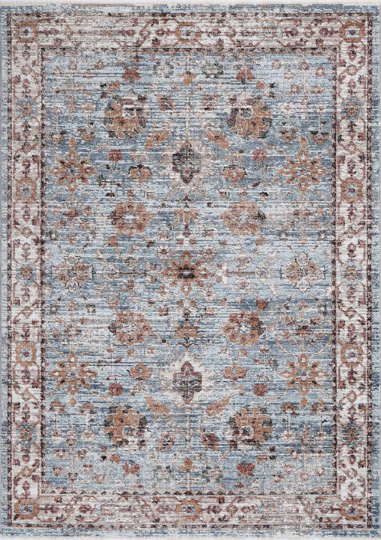 Baltimore Roanoke Transitional Blue Rug