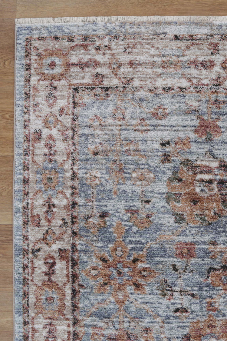 Baltimore Roanoke Transitional Blue Rug