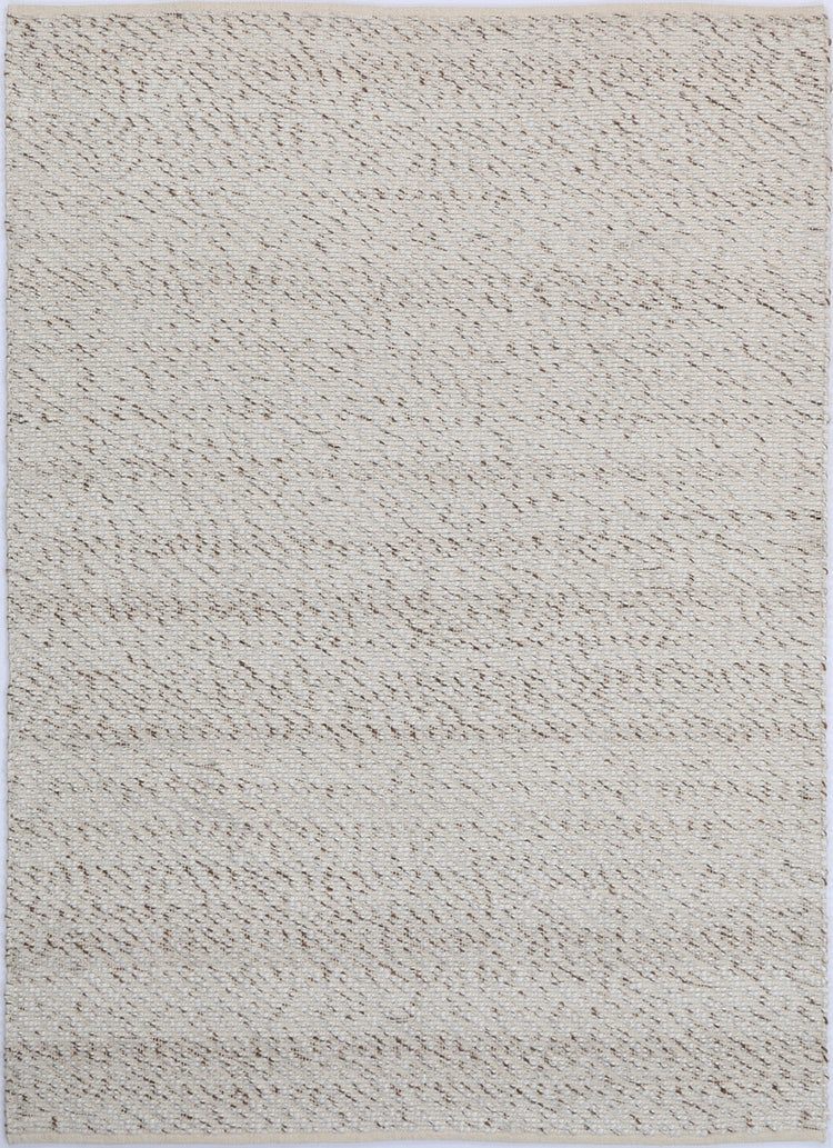 Basalt Beige Wool Blend Textured Rug