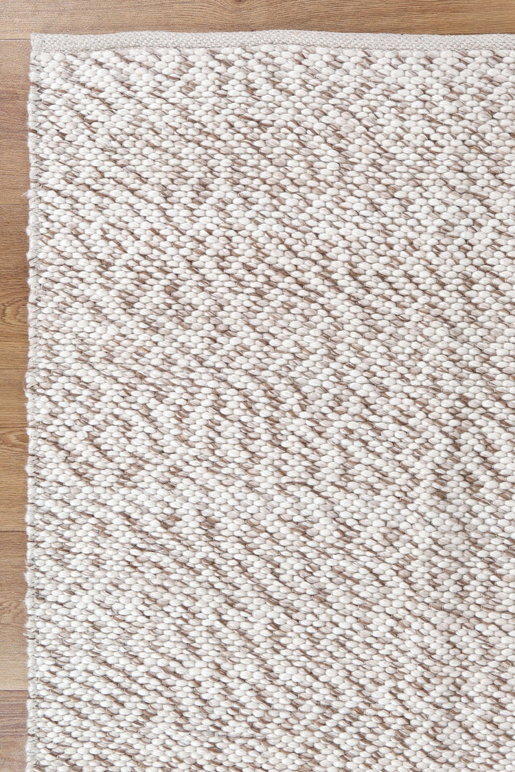 Tangier Beige Wool Rug