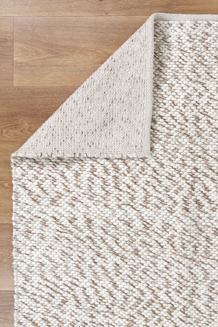 Tangier Beige Wool Rug