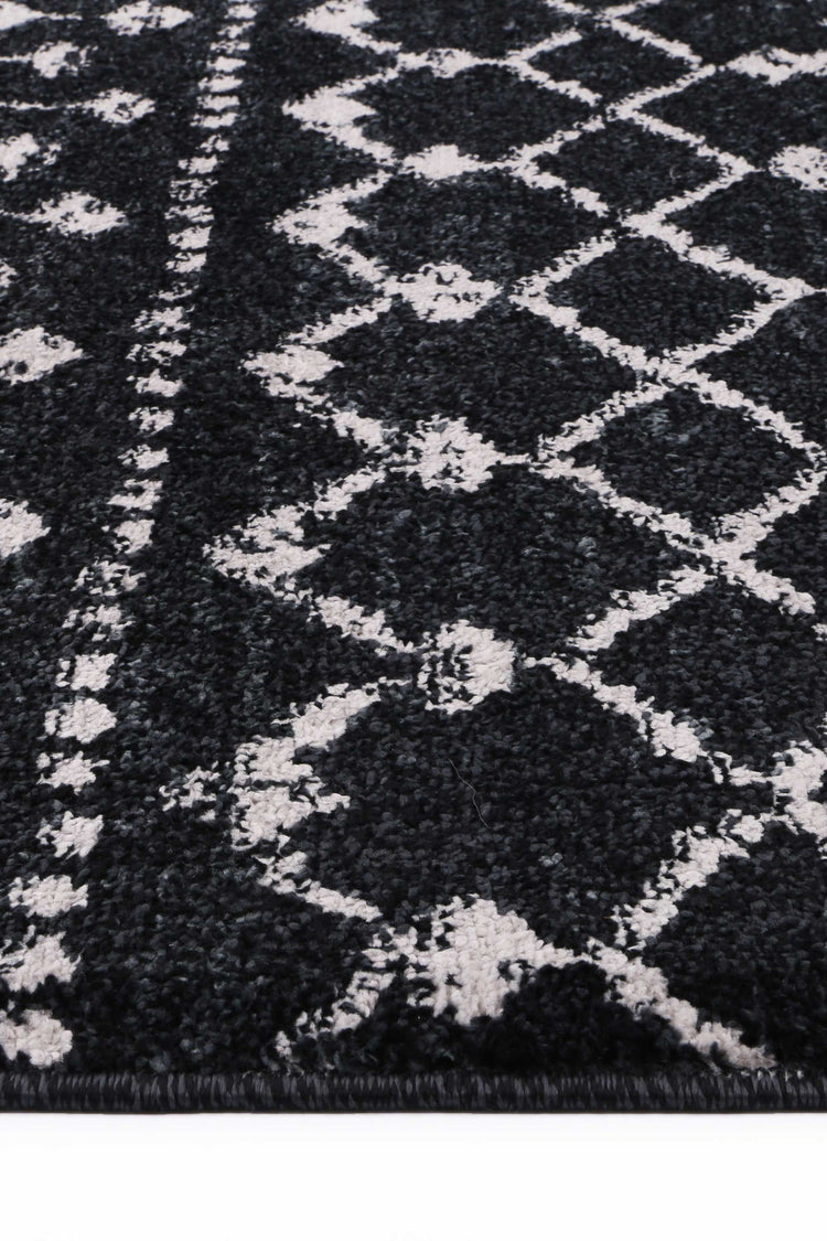 Bergen Repeats Black and White Rug