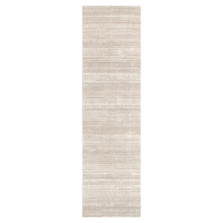 Clara Distressed Tribal Beige Rug - C101