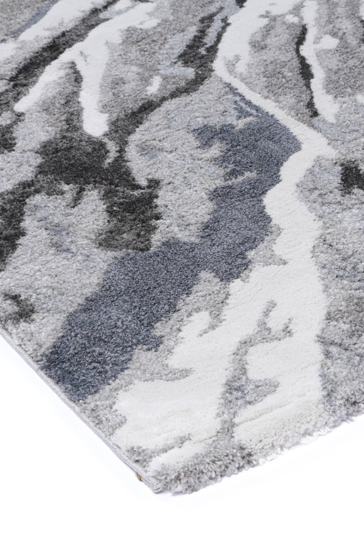 Century Gaius Grey Plush Rug