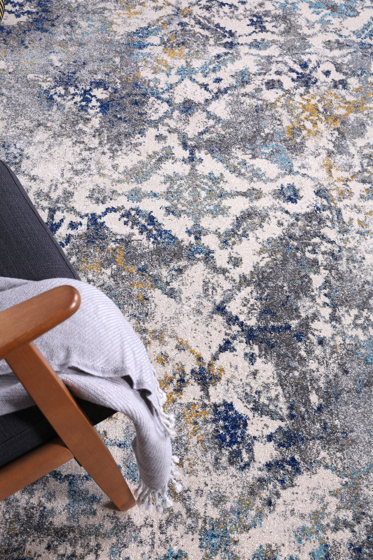 Delicate Vintage Blue Rug