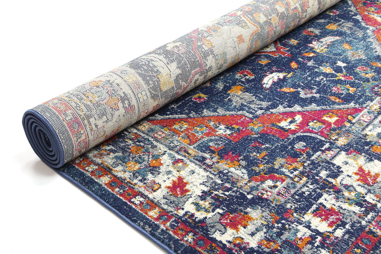 Delicate Medalion Multi Coloured Rug