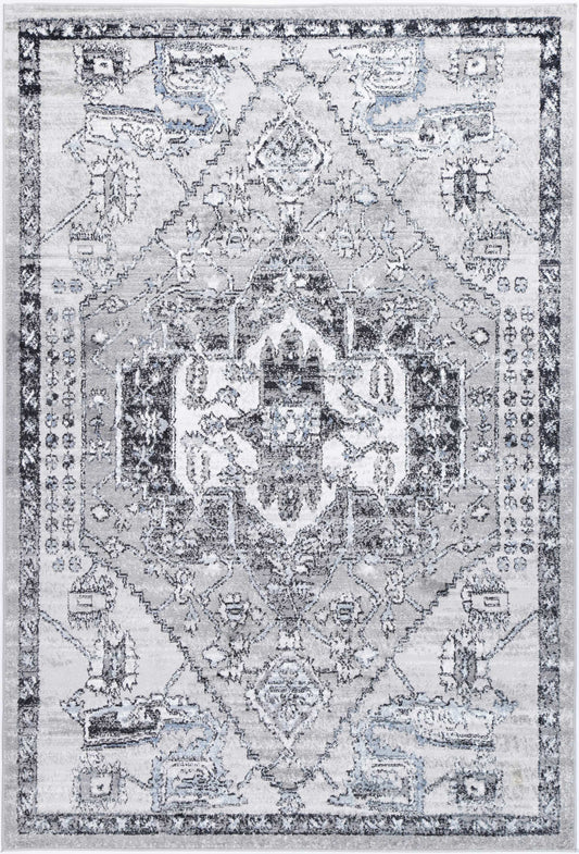 Estate Lynnwood Hall Traditional Grey Rug