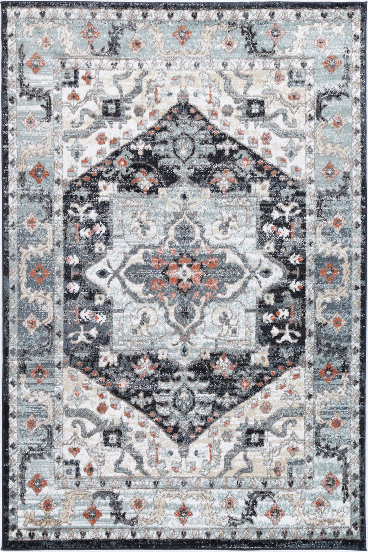 Estate Baltimore Traditional Charcoal Rug