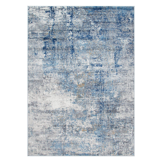 Expressions Navy Blue Modern Rug