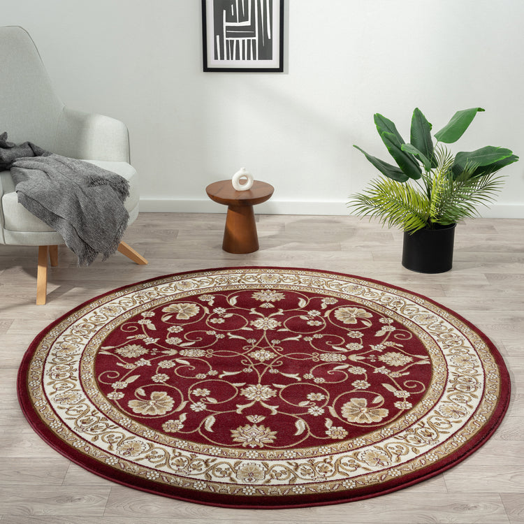 Estate 512 Red Round Rug