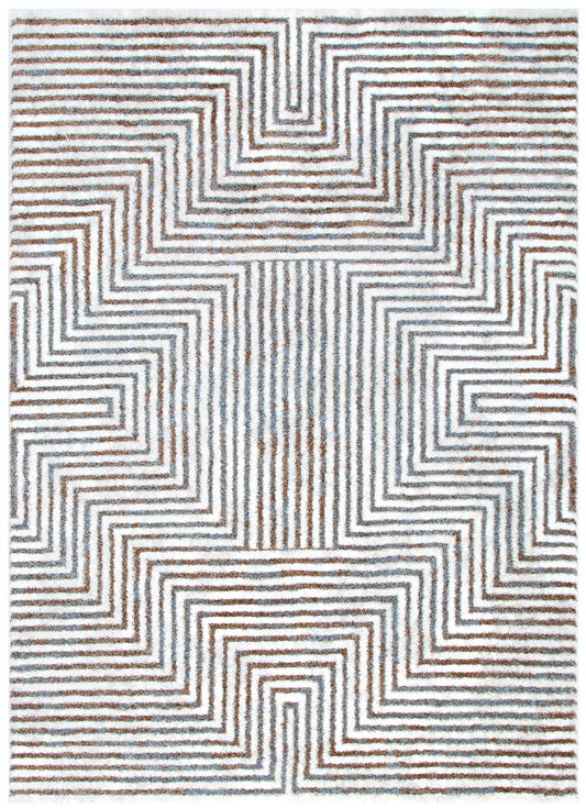 Grace Geometric Polyester Rug