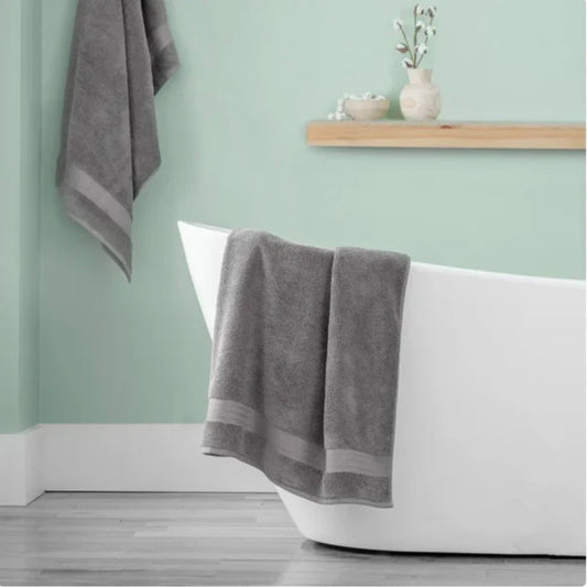 Bath Towel - Gunmetal (100% H-Gro Cotton)