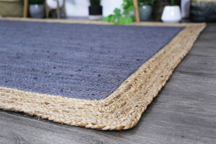 Hampton Centre Grey Jute Rug