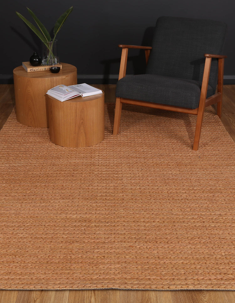 Harlow Cue Copper Wool Blend Rug