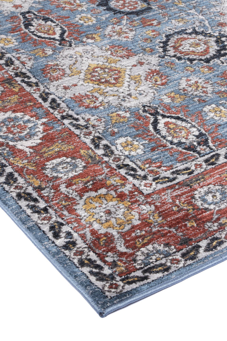 Havana Papian Transitional Charcoal & Blue Rug